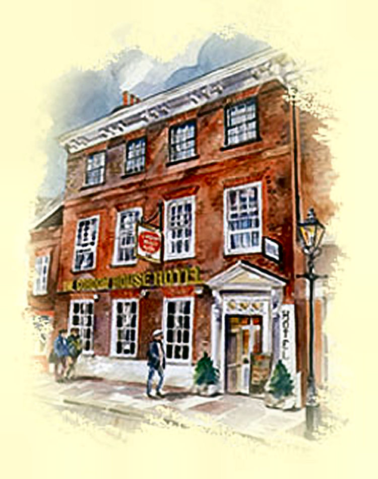 Gordon House Hotel painting
