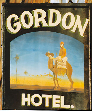 Gordon Hotel sign 1991