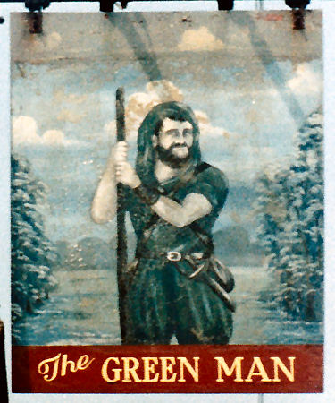 Green Man sign 1985