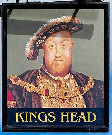 King's Head sign 2014