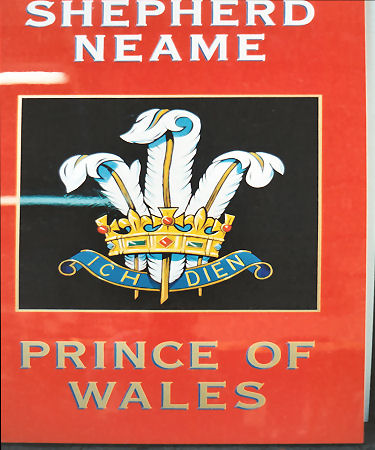 Prince of Wales sign 1992