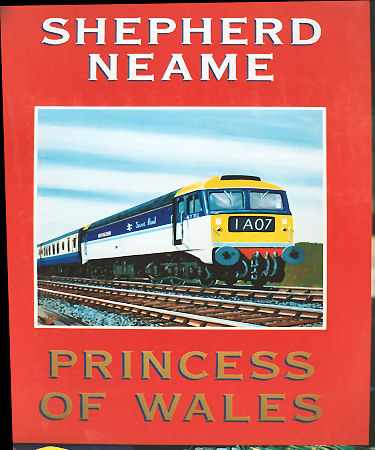 Princess of Wales sign 1994