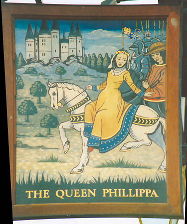 Queen Phillippa sign 1991