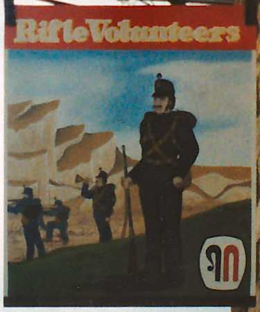 Rifle Volunteer sign 1986