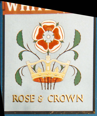 Rose and Crown sign 1986