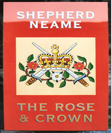 Rose and Crown sign 1993