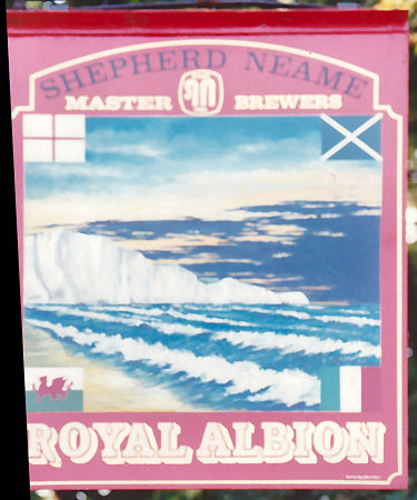 Royal Albion sign 1991