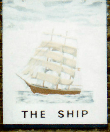 Ship Inn sign 1981