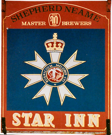 Star Inn sign 1991