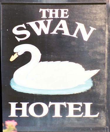 Swan Hotel sign 1991