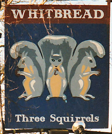 Three Squirrels sign 1991