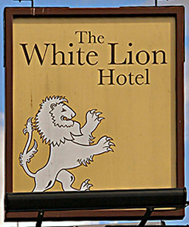 White Lion sign 2009