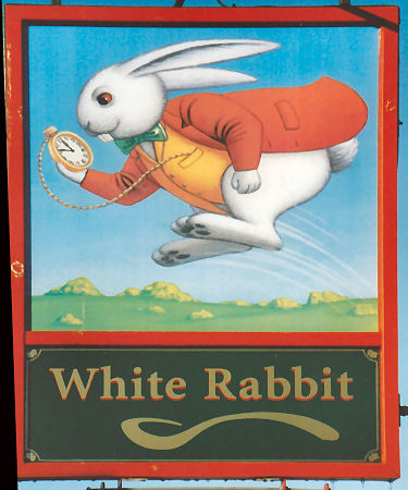 White Rabbit sign 2001