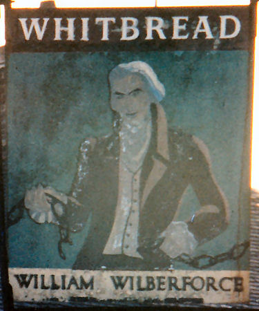 William Wilberforce sign 1970s