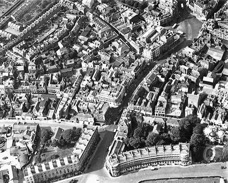 Camden Crescent 1924 aerial shot