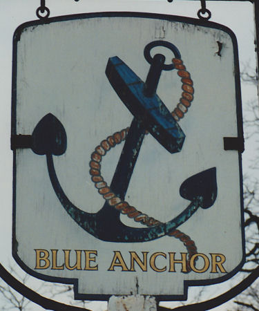 Blue Anchor sign 1992