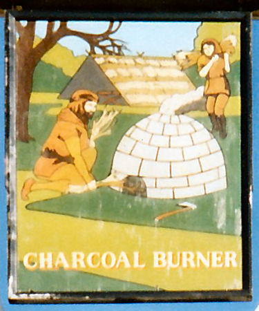 Charcoal Burner sign 1991