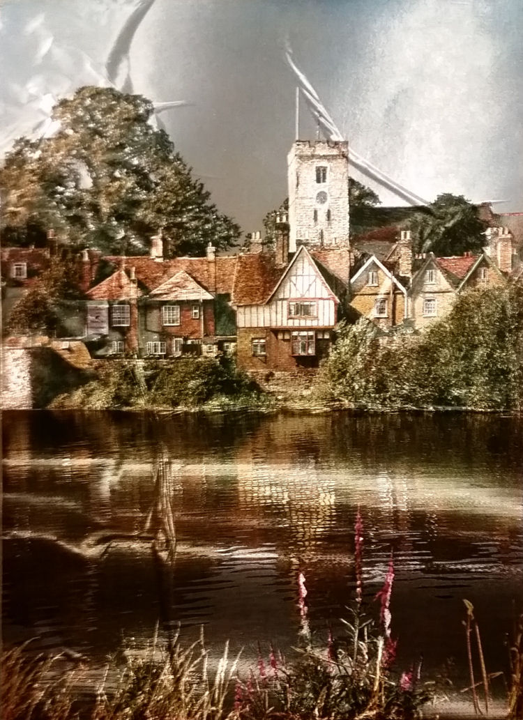 Chequers painting