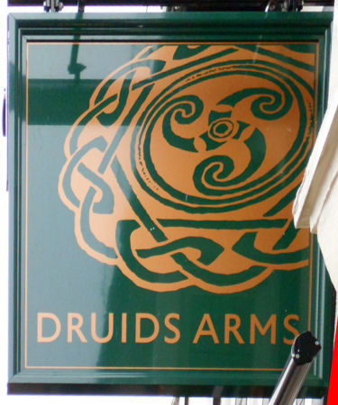 Druids Arms sign 2015