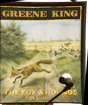 Fox and Hounds sign 1993