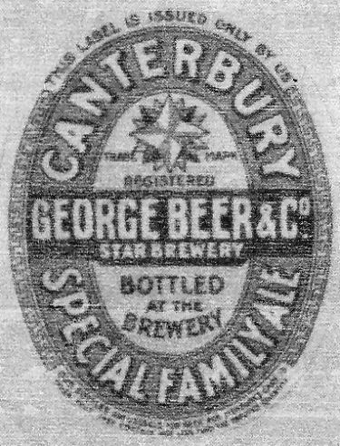 George Beer label
