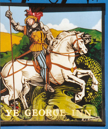 George Inn sign 2002