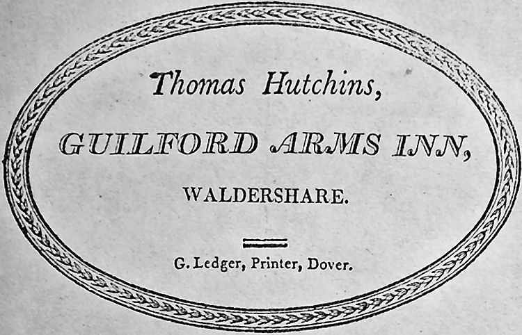 Guildford Arms Inn letterhead
