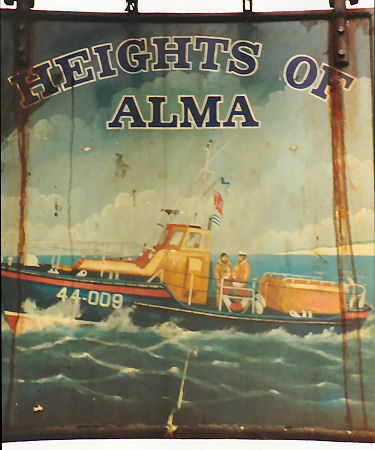 Heights of Alma sign 1991