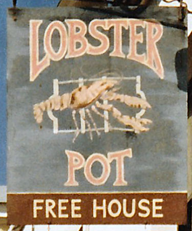 Lobster Pot sign 1991