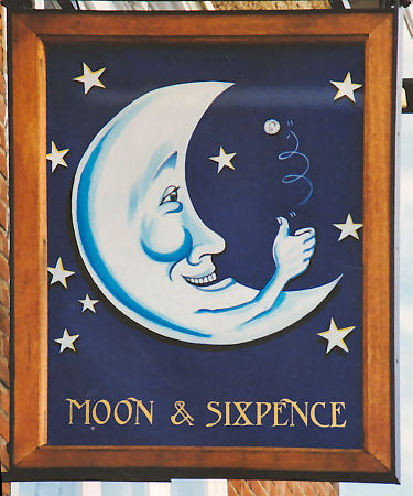 Moon and Sixpence sign 1992