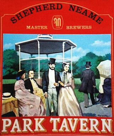 Park Tavern sign