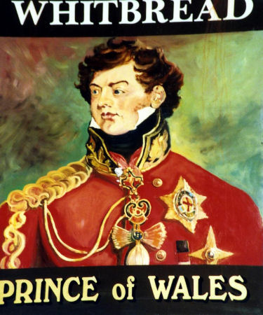 Prince of Wales sign 1991