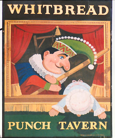 Punch Tavern sign 1991