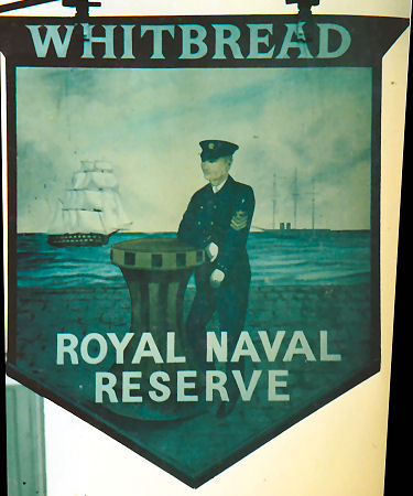 Royal Navy Reserve sign