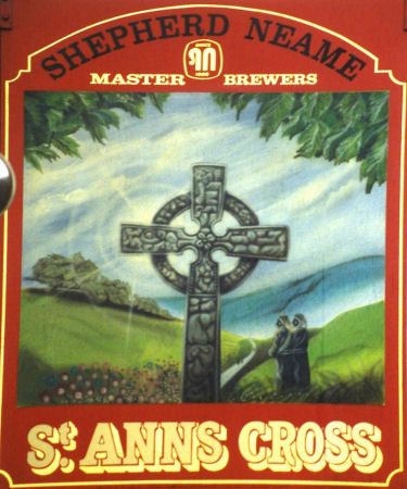 St Ann's Cross sign 1991
