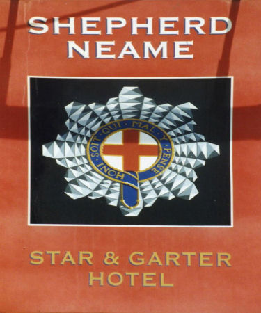 Star and Garter sign 1998