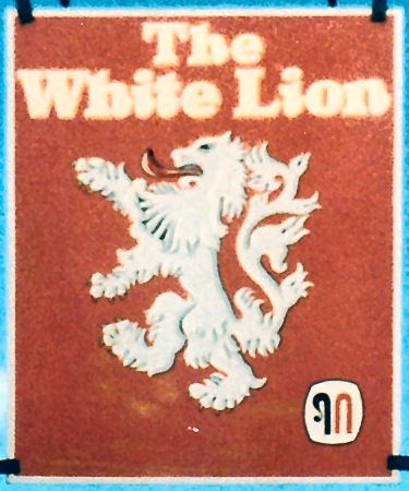 White Lion sign 1987