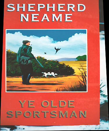 Ye Olde Sportsman sign 1994