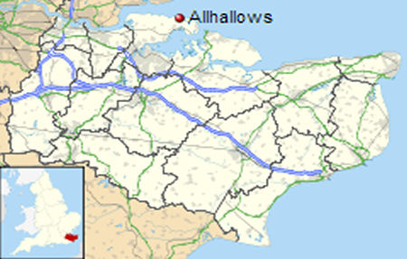 Allhallows map