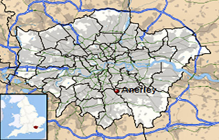 Anerley map