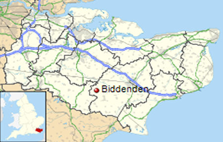 Biddenden map