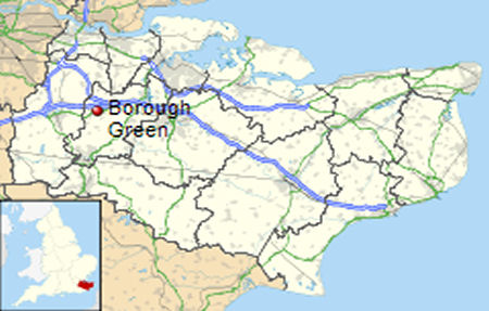 Borough Green map