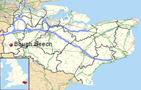 Bough Beech map
