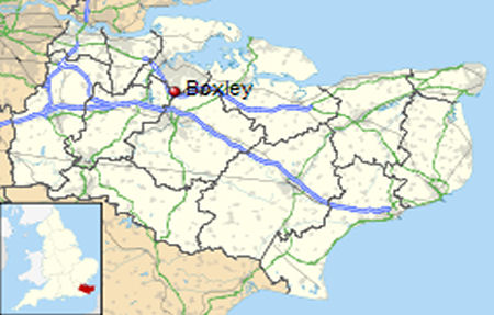 Boxley map