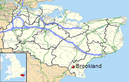 Brookland map