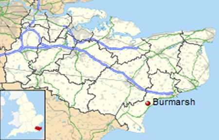 Burmarsh map