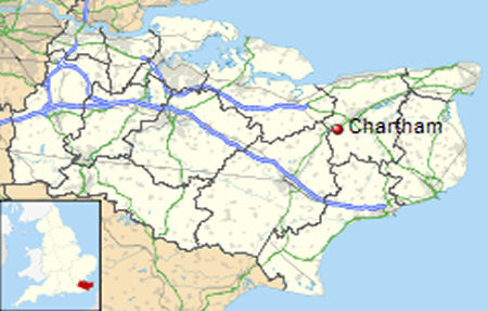 Chartham map