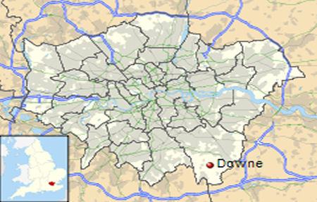 Downe map
