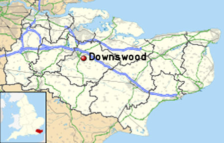 Downswood map