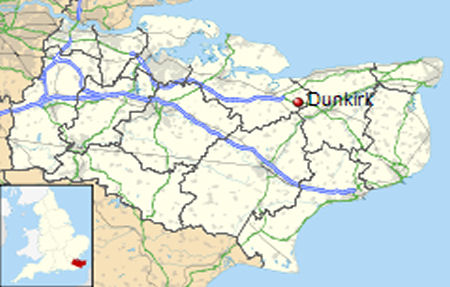 Dunkirk map